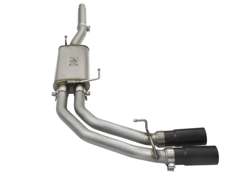 aFe Rebel Exhausts Cat-Back SS Ford F-150 04-08 V8 4.6/5.4L w/ Black Tips Catback aFe