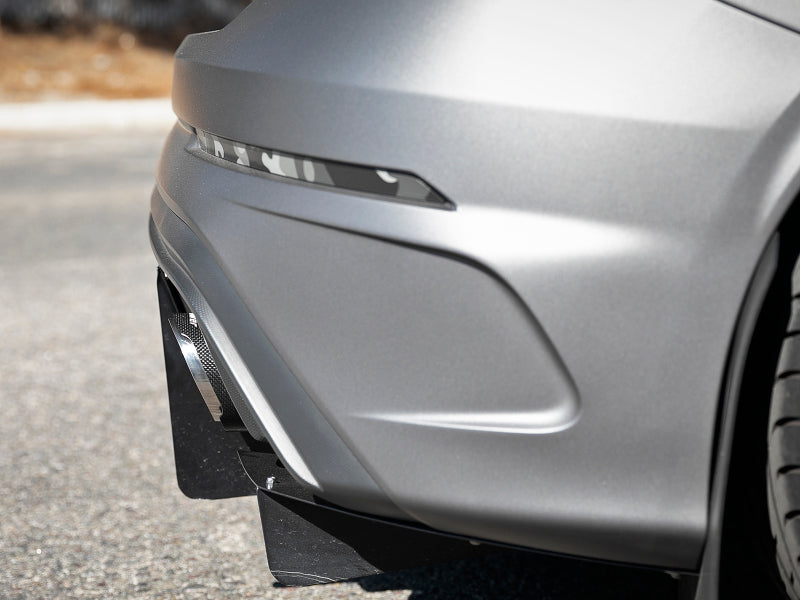 aFe Takeda 3in 304 SS Axle-Back Exhaust System w/ Carbon Fiber Tips 16-18 Ford Focus RS I4-2.3L (t) Axle Back aFe