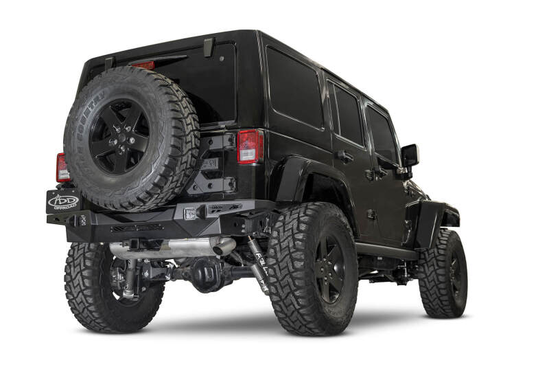 Addictive Desert Designs 17-18 Jeep JK Stealth Fighter HD Rear Bumper Bumpers - Steel Addictive Desert Designs