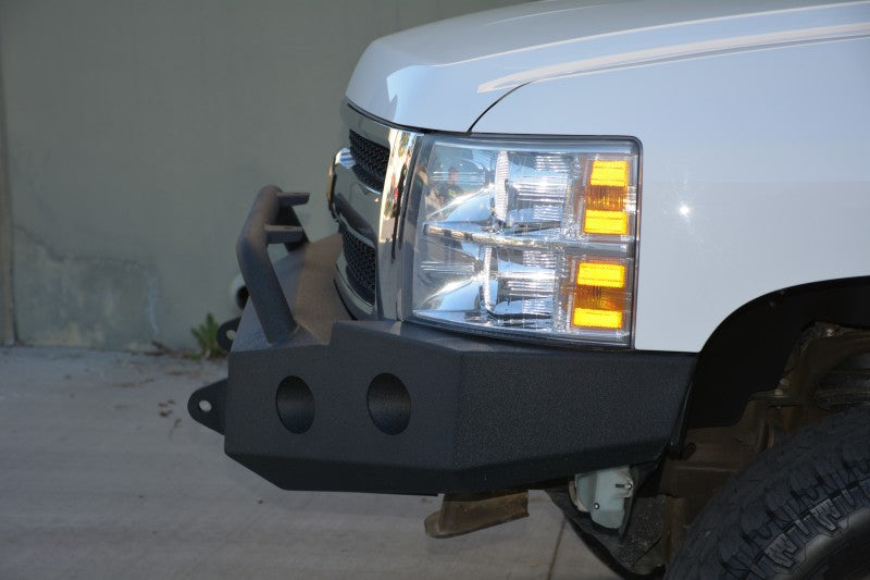 DV8 Offroad 07-13 Chevrolet Silverado 1500 Front Bumper - Black Powdercoat Bumpers - Steel DV8 Offroad