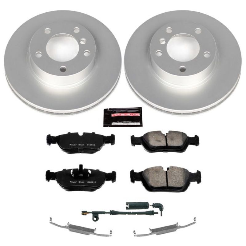 Power Stop 2000 BMW 323Ci Front Z23 Evolution Sport Coated Brake Kit Brake Kits - Performance D&S PowerStop