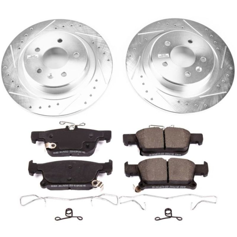 Power Stop 16-18 Buick Envision Rear Z23 Evolution Sport Brake Kit Brake Kits - Performance D&S PowerStop