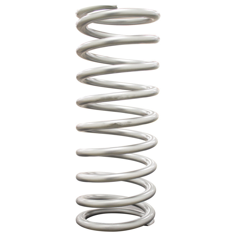 QA1 2-1/2in ID High Travel Spring - 12in Length x 200lbs/in - Silver Powder Coated Coilover Springs QA1