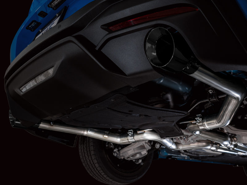 AWE 2024 Ford Mustang GT Fastback S650 RWD Track Edition Cat-Back Exhaust w/ Dual Diamond Black Tips Catback AWE Tuning