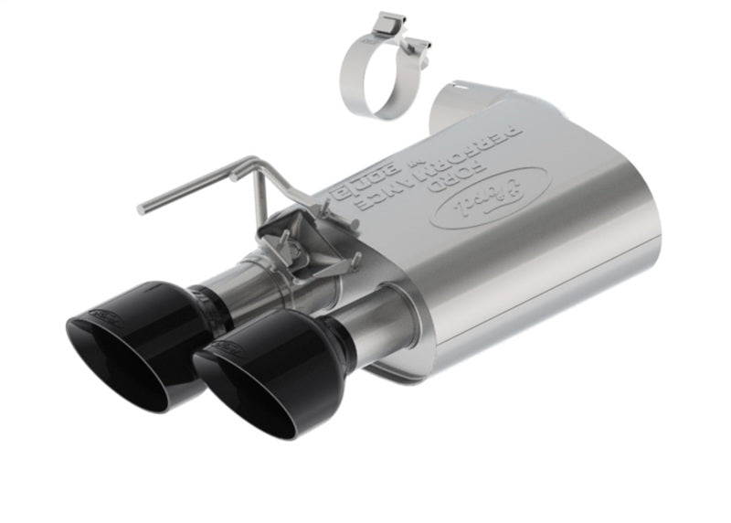 Ford Racing 2024 Mustang Dark Horse 5.0L Cat-Back Sport Active Exhaust - Black Tip Catback Ford Racing