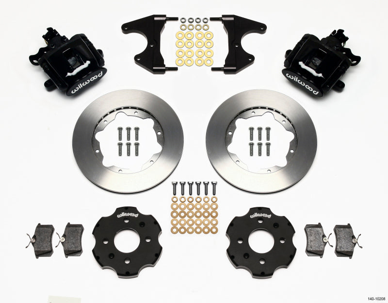 Wilwood Combination Parking Brake Rear Kit 11.00in Civic / Integra Drum 2.46 Hub Offset Brake Calipers - Perf Wilwood