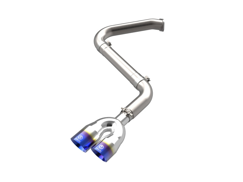 aFe Takeda Axle-Back Exhaust System Hyundai Elantra N Line 21-25 L4-1.6L- Blue Flame Tip Axle Back aFe