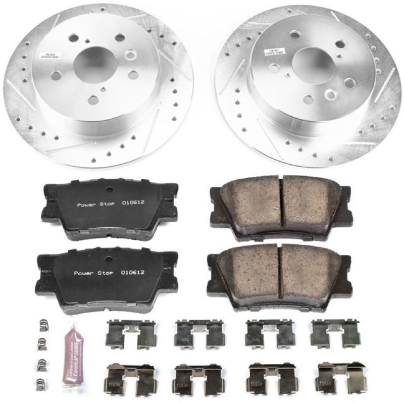 Power Stop 18-19 Toyota Camry Rear Z23 Evolution Sport Brake Kit Brake Kits - Performance D&S PowerStop
