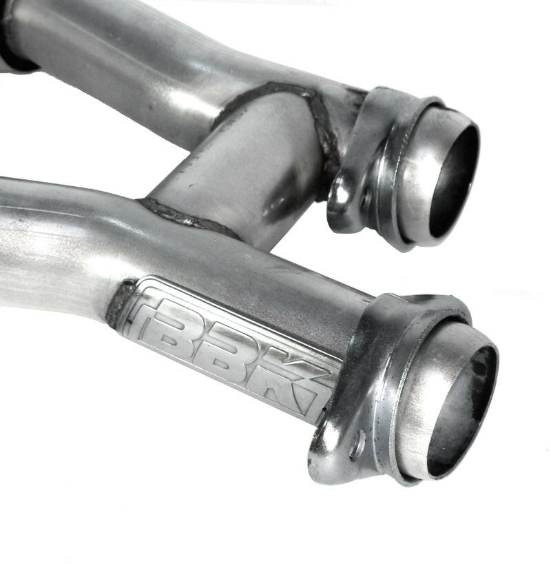 BBK 79-93 Mustang 5.0 Short Mid H Pipe With Catalytic Converters 2-1/2 For BBK Long Tube Headers H Pipes BBK