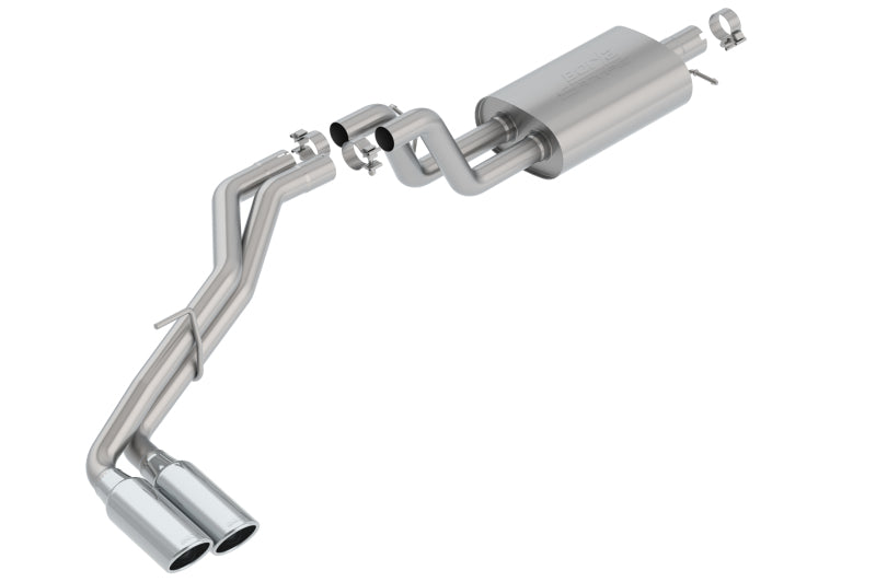 Borla 2019 Ford Ranger XL/XLT/Lariat 2.3L 2/4WD WB S-Type Catback Exhaust w/ Dual Chrome Tips Catback Borla