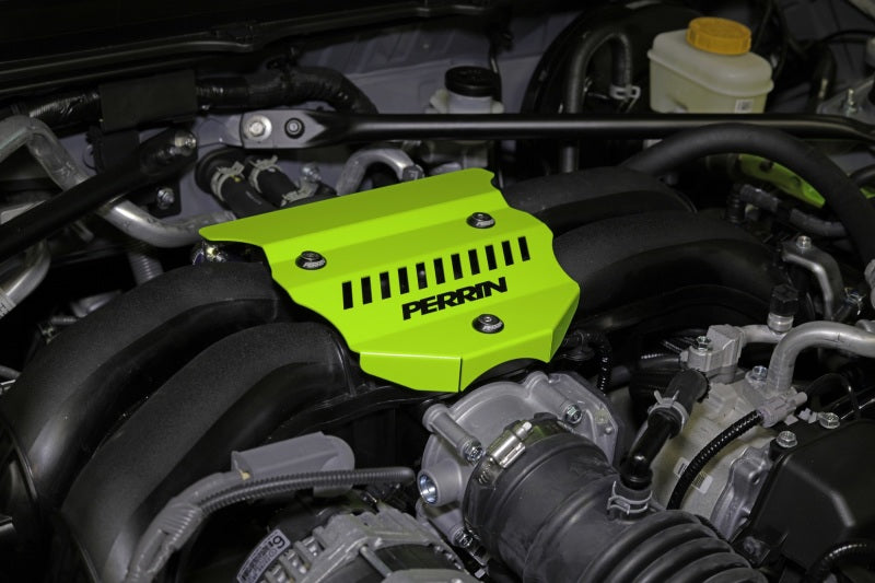 PERRIN 22-25 Subaru BRZ / Toyota GR86 Engine Cover - Neon Yellow Engine Covers Perrin Performance
