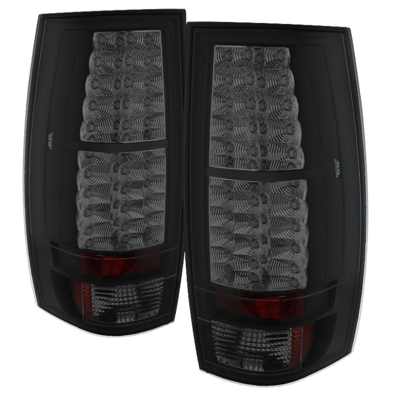 Spyder Chevy Suburban/GMC Yukon/Yukon Denali 07-14 LED Tail Lights Blk Smke ALT-YD-CSUB07-LED-BSM Tail Lights SPYDER