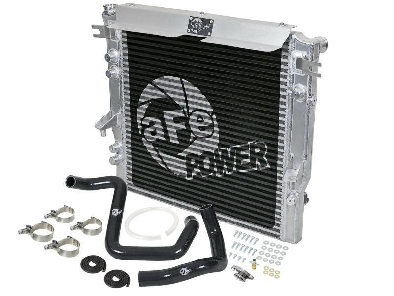 aFe BladeRunner GT Series Bar and Plate Radiator w/ Black Hoses 12-18 Jeep Wrangler (JK) V6 3.6L Radiators aFe