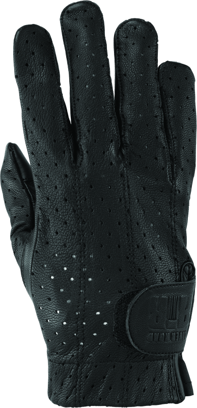 Kuryakyn Leather By River Road Tucson Leather Perforated Gloves Black - Small Gloves Kuryakyn