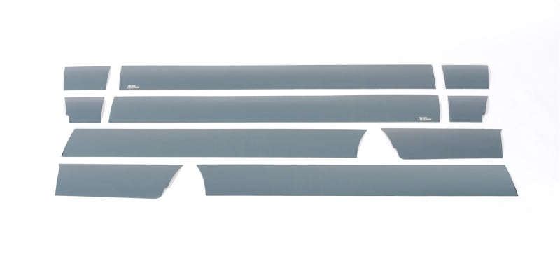 Putco 09-14 Ford F-150 Reg Cab 8ft Long Box - 7in Wide (10pcs) Black Platinum Rocker Panels Body Armor & Rock Rails Putco