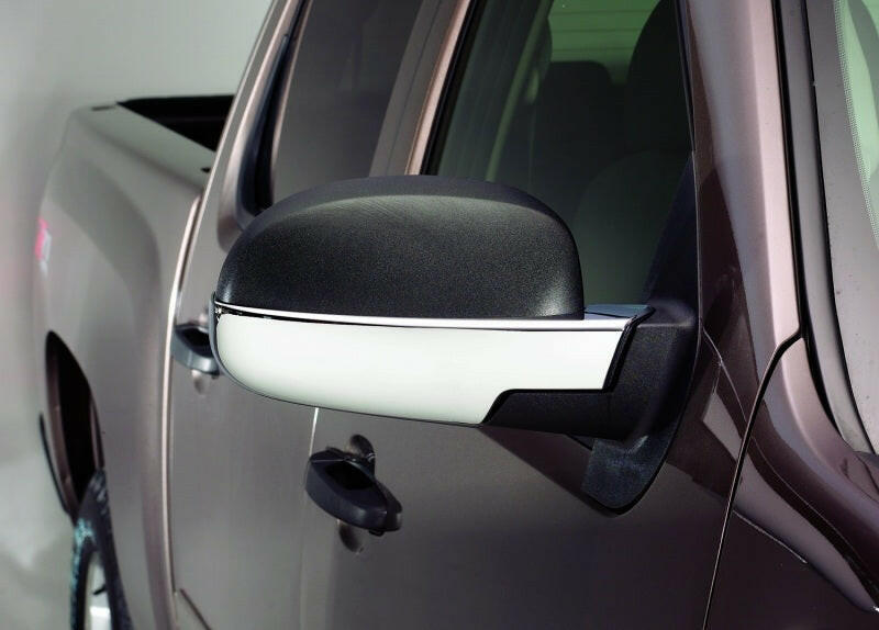 AVS 02-06 Cadillac Escalade Mirror Covers 2pc - Chrome Exterior Trim AVS