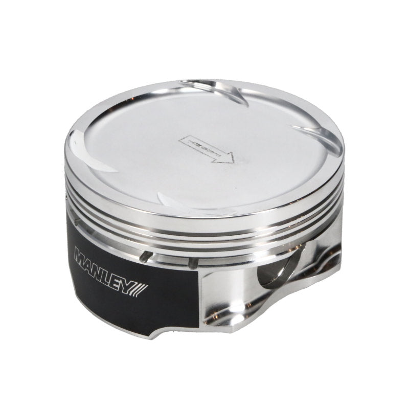 Manley 03-07 Nissan 350Z/Maxima 81.4mm Stroker 96.50mm +1.0mm Bore 8.5:1 Dish Piston Set w/ Rings Piston Sets - Forged - 6cyl Manley Performance