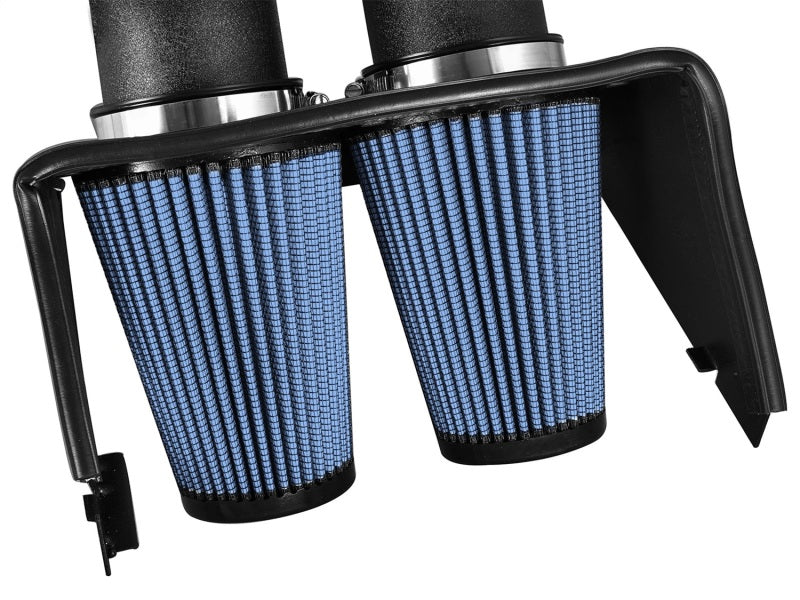 aFe MagnumFORCE Pro 5R Stage-2 XP Intake System 16 Ford F-150 EcoBoost V6-2.7L/3.5L (tt) (Blk) Cold Air Intakes aFe