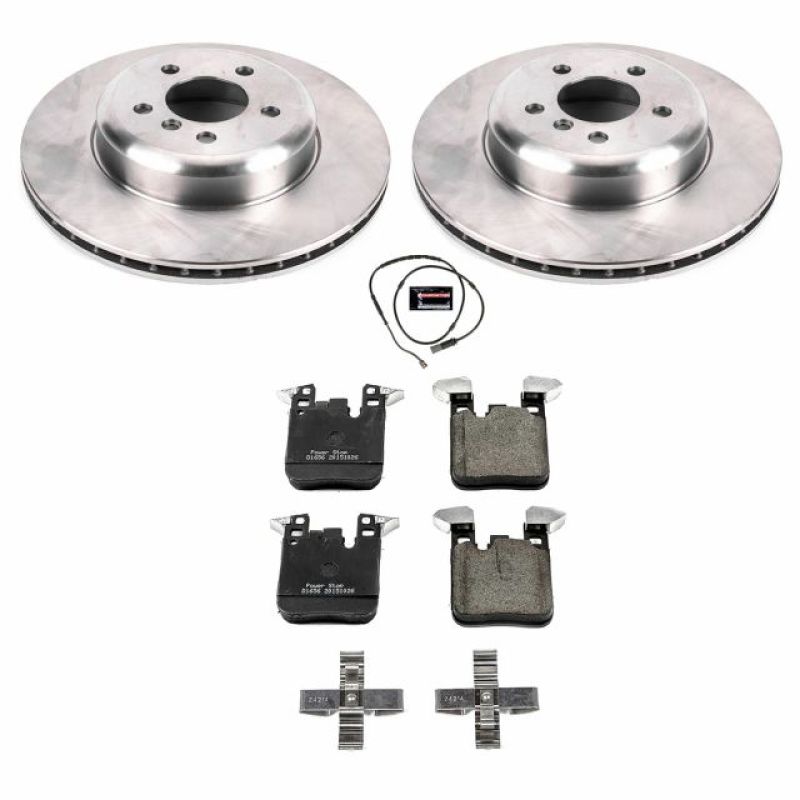 Power Stop 16-18 BMW 320i xDrive Rear Autospecialty Brake Kit Brake Kits - OE PowerStop