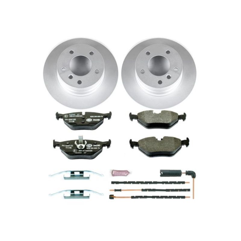 Power Stop 03-05 BMW Z4 Rear Euro-Stop Brake Kit Brake Kits - OE PowerStop
