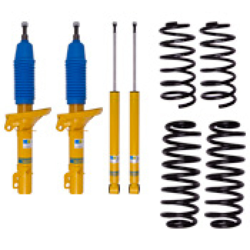 Bilstein B12 2008 Volkswagen Beetle 10 Anos Hatchback Front and Rear Suspension Kit Shock & Spring Kits Bilstein