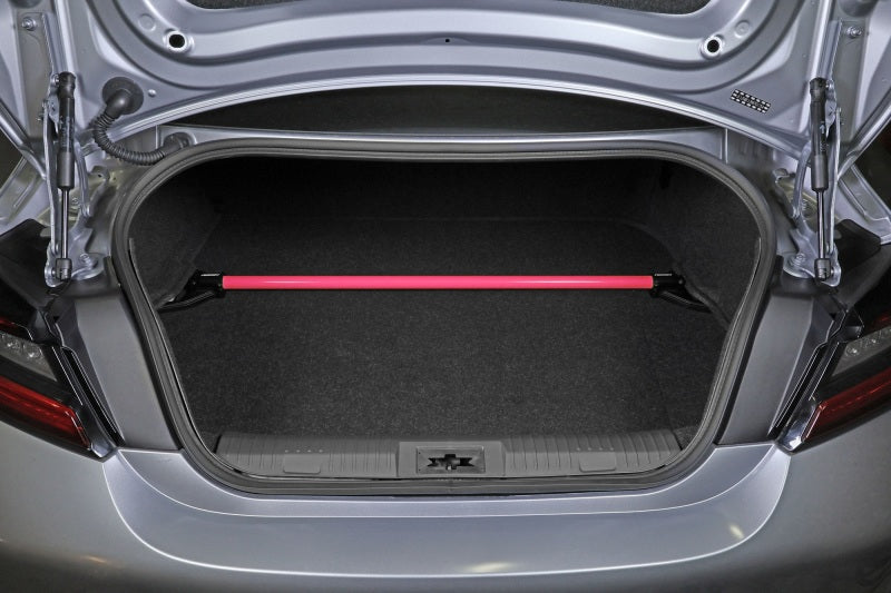 PERRIN 13-25 BRZ/FR-S/86/GR86 Rear Shock Tower Brace - Hyper Pink Strut Bars Perrin Performance