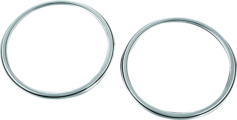 Kuryakyn Corona Speaker Grills Chrome Exterior Trim Kuryakyn