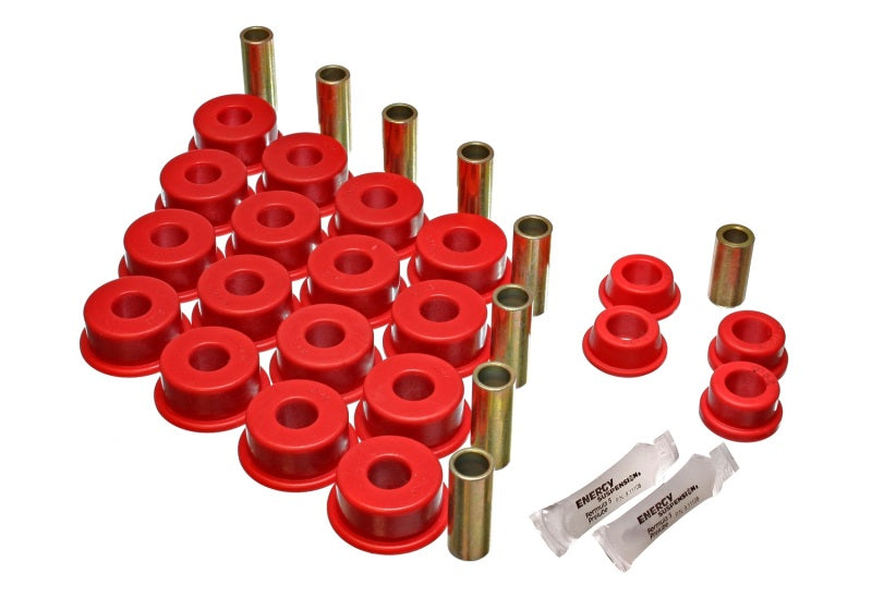 Energy Suspension 78-85 Toyota Celica Red Rear Control Arm Bushing Set (GTS 8-3112) Bushing Kits Energy Suspension