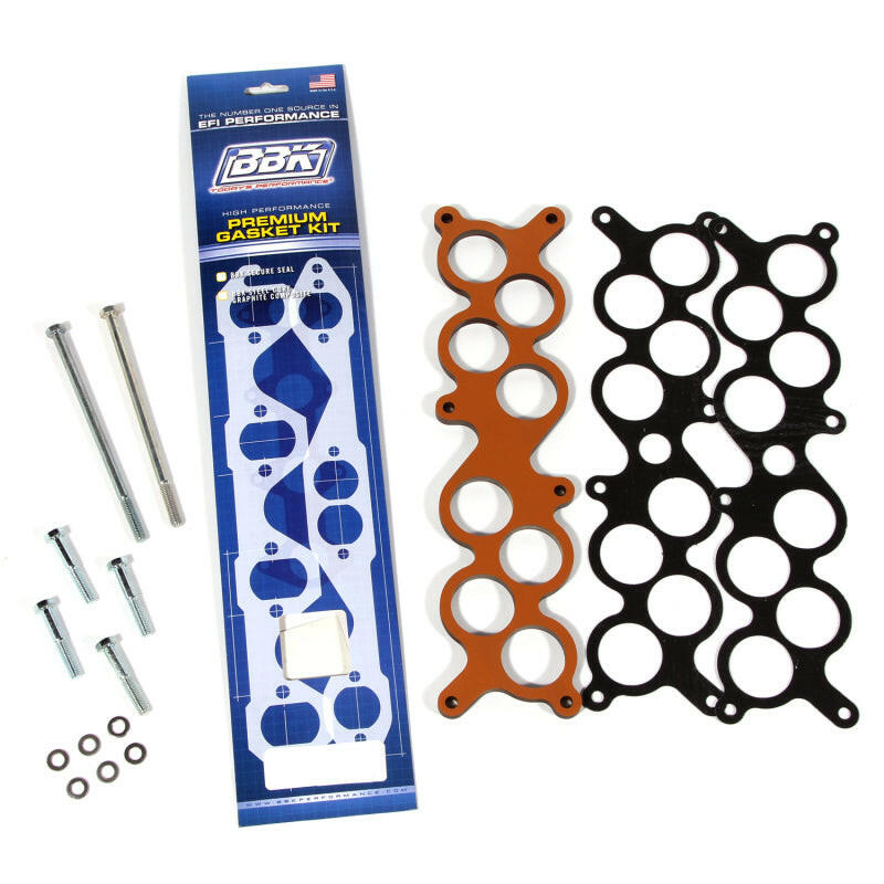 BBK 86-95 Mustang 5.0 Phenolic Manifold Spacer Kit Ford GT40 Cobra 3/8 Intake Spacers BBK