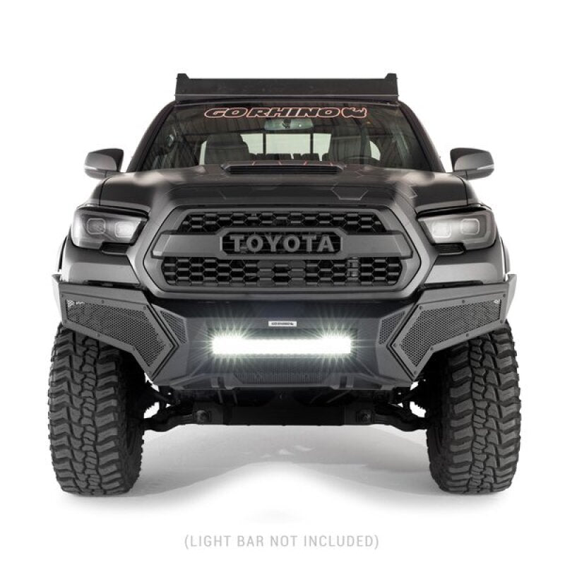 Go Rhino 22-26 Toyota Tundra (4dr) Element Front Bumper w/ Power Bar - Tex. Blk Bumpers - Steel Go Rhino