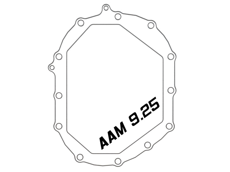 AFE Power 11-18 GM 2500-3500 AAM 9.25 Axle Front Differential Cover Black Machined Street Series Diff Covers aFe