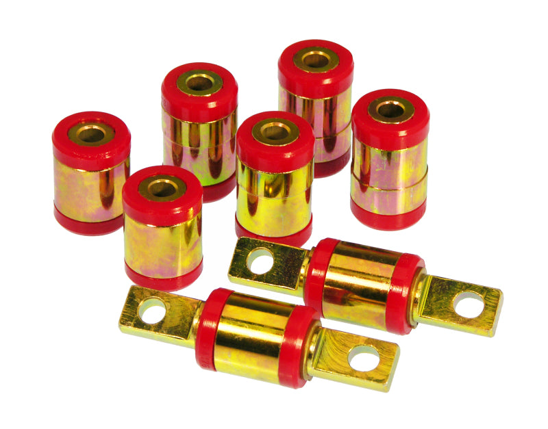 Prothane 96-00 Honda Civic Rear Upper/Lower Control Arm Bushings - Red Bushing Kits Prothane