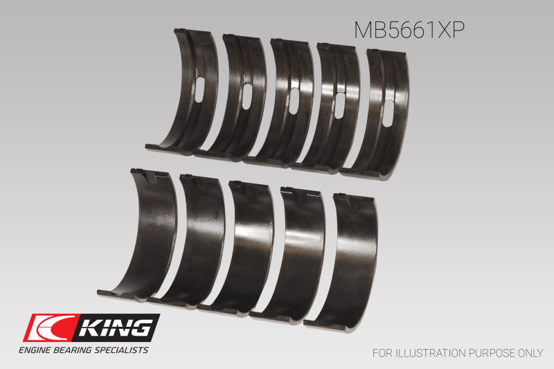 King Engine Bearings Audi/VW ADZ/ AWT/ APK/ BHP/ BPY/ AKS (Size STDX) Main Bearing Set Bearings King Engine Bearings