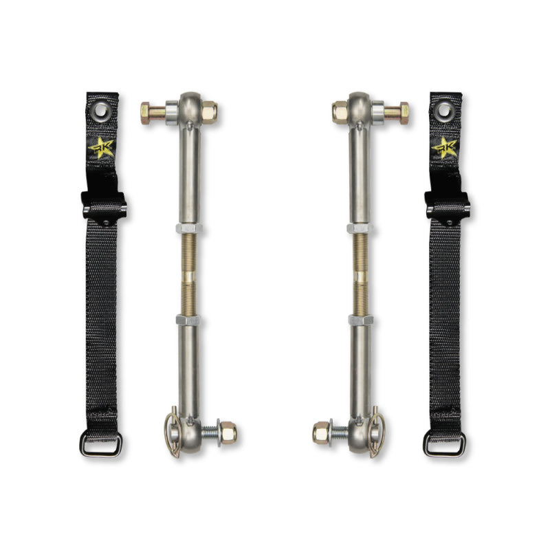 Rock Krawler 07-18 Jeep Wrangler JK/JKU Sway Bar Disconnect Kit - Front Sway Bar Endlinks Rock Krawler