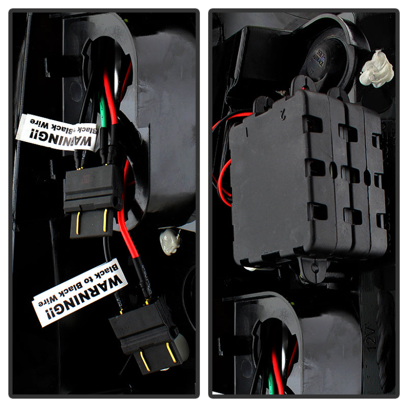 Spyder Chevy Silverado 1500 03-06 (Not Fit Stepside)LED Tail Lights Red Clear ALT-YD-CS03-LED-RC Tail Lights SPYDER