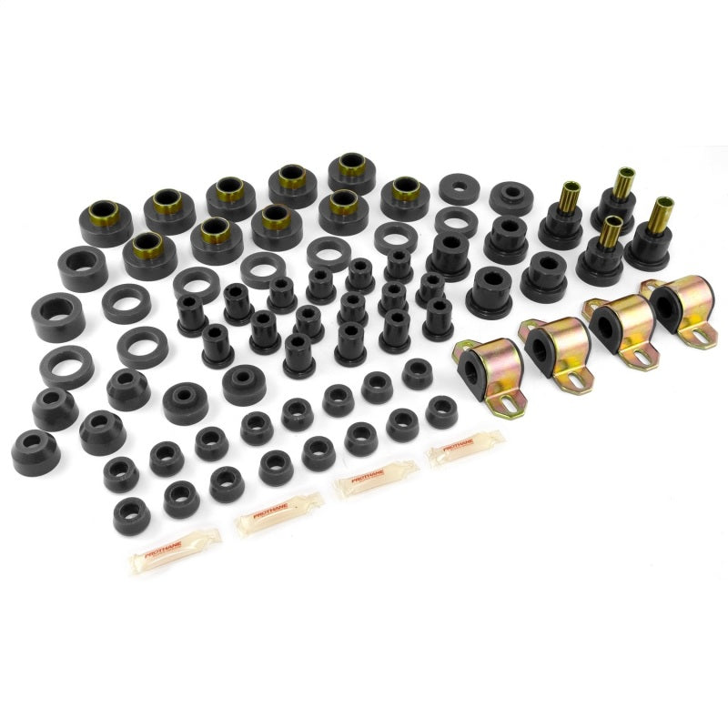 Rugged Ridge Total Bushing Kit Black 80-86 Jeep CJ5 & CJ7 Bushing Kits Rugged Ridge