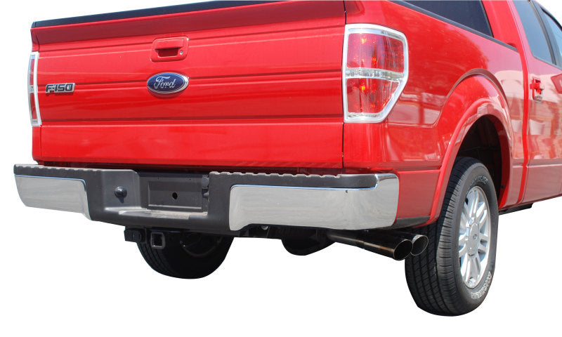 Gibson 09-10 Ford F-150 XLT 4.6L 2.5in Cat-Back Dual Sport Exhaust - Aluminized Catback Gibson