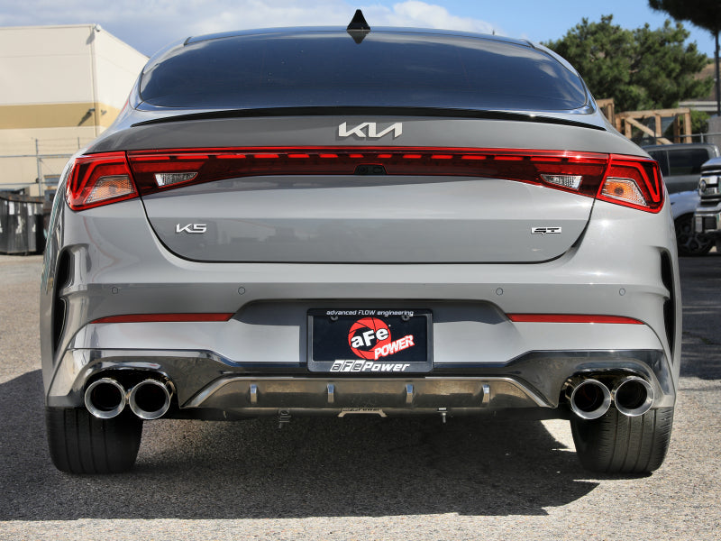 aFe Takeda 21-24 Kia K5 GT L4-2.5L (t) SS Axle-Back Exhaust System w/ Polished Tips Axle Back aFe