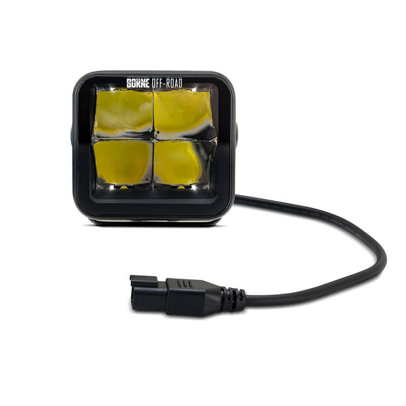 Borne Off-Road Light Pods (Kit of 2) 3x3 Spot Light Bars & Cubes Borne Off-Road