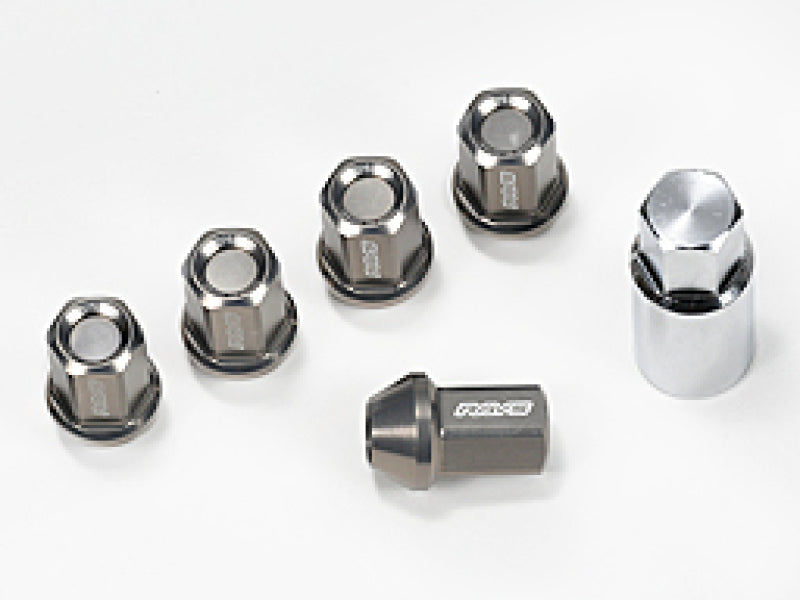 Rays Dura-Nut L37 Straight Type 6H 12x1.50 Lug Nut Set 20 Lug 4 Lock Set - Black Lug Nuts Rays