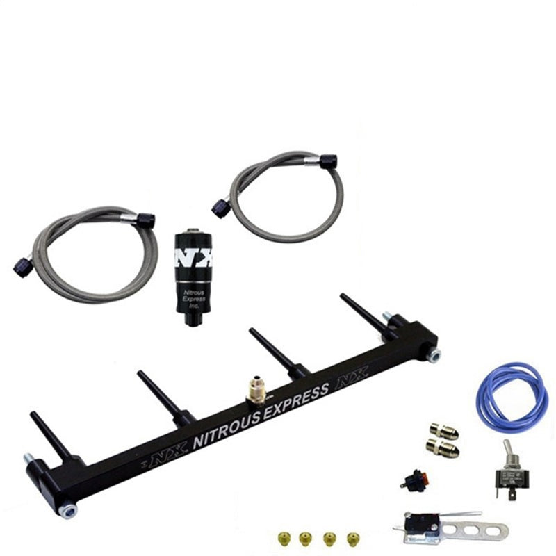 Nitrous Express Billet Spray Bar Nitrous Kit for ZX-14 w/o Bottle Nitrous Systems Nitrous Express