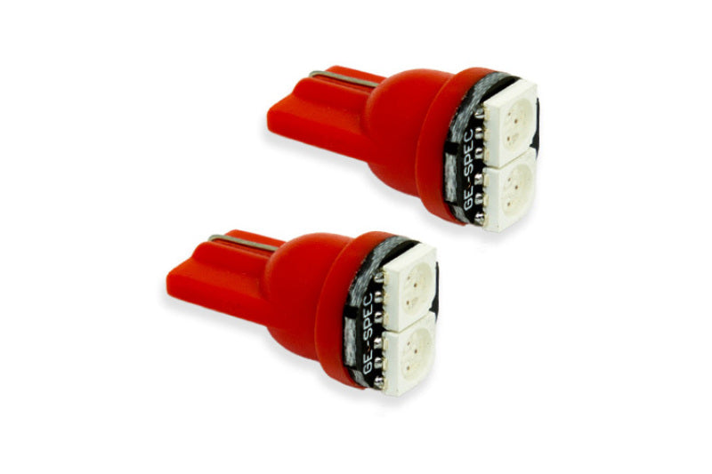 Diode Dynamics 194 LED Bulb SMD2 LED - Red (Pair) Bulbs Diode Dynamics