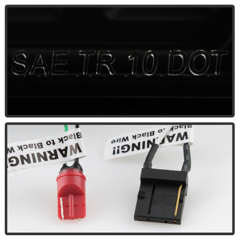 Spyder Mitsubishi Lancer/Evolution X 08-14 V2 LED Tail Lights - Black Smoke ALT-YD-ML08V2-SEQ-BSM Tail Lights SPYDER