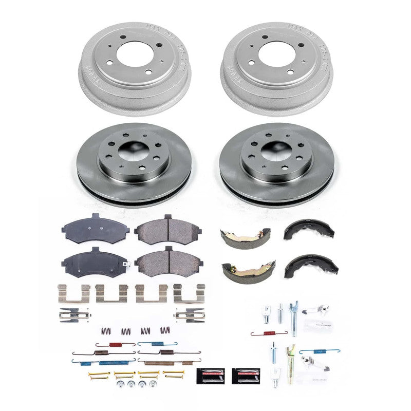 Power Stop 2002 Hyundai Elantra Front & Rear Autospecialty Brake Kit Brake Kits - OE PowerStop