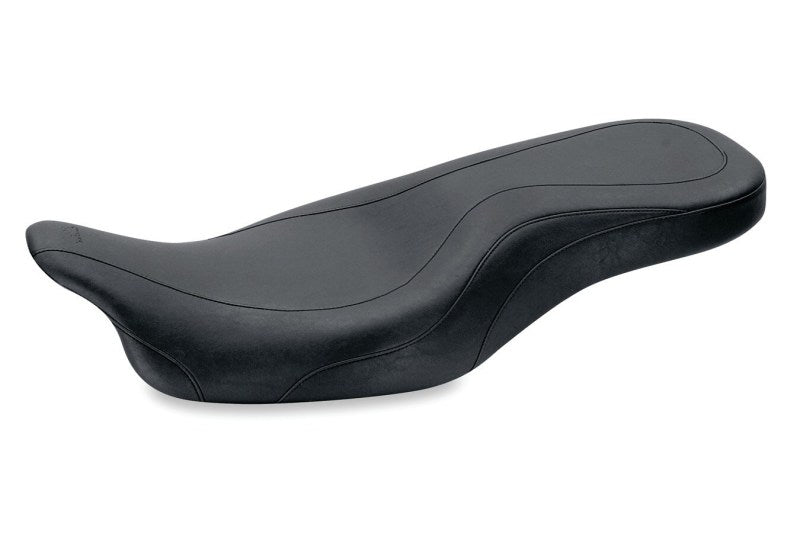 Mustang 08-21 Harley Electra Glide Std,Rd Glide,Rd King,Street Glide DayTripper 1PC Seat - Black One-Piece Motorcycle Seats Mustang Motorcycle