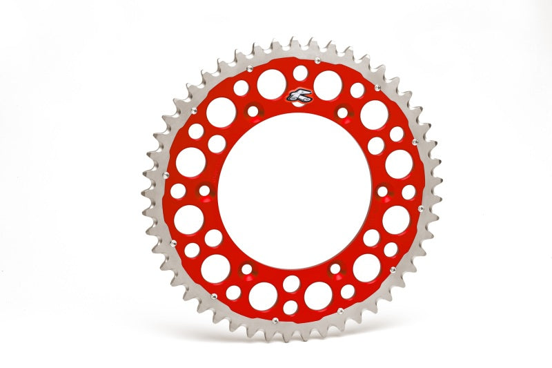 Renthal 96-18 Honda CR250R/ CRF150/250R/450R/X/ XR 250R/650RRear Twinring - Red 520-48P Teeth Sprockets Renthal