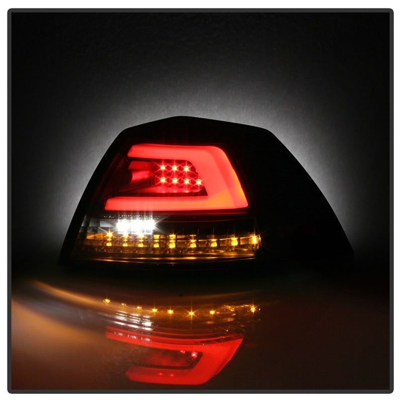 Spyder 08-09 Pontiac G8 Version 2 Light Bar LED Tail Lights - Black - ALT-YD-PG808V2-LB-BK Tail Lights SPYDER