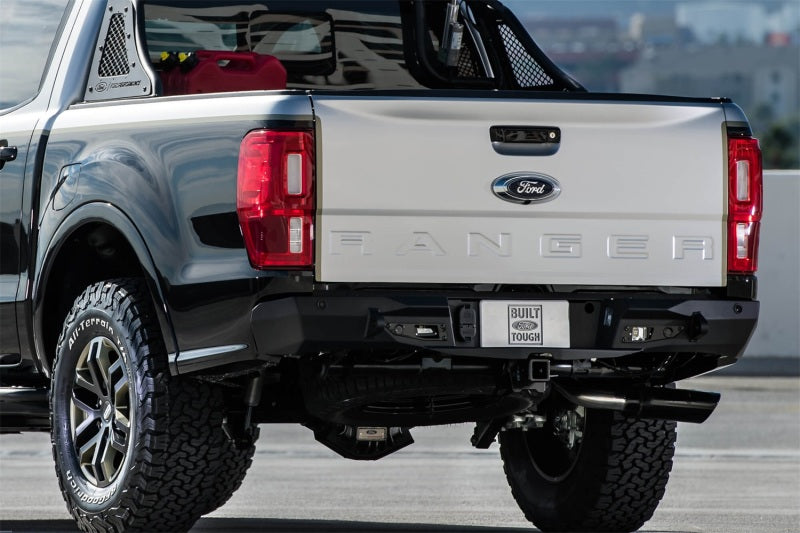 Addictive Desert Designs 2019 Ford Ranger Stealth Fighter Rear Bumper w/ Backup Sensor Holes Bumpers - Steel Addictive Desert Designs