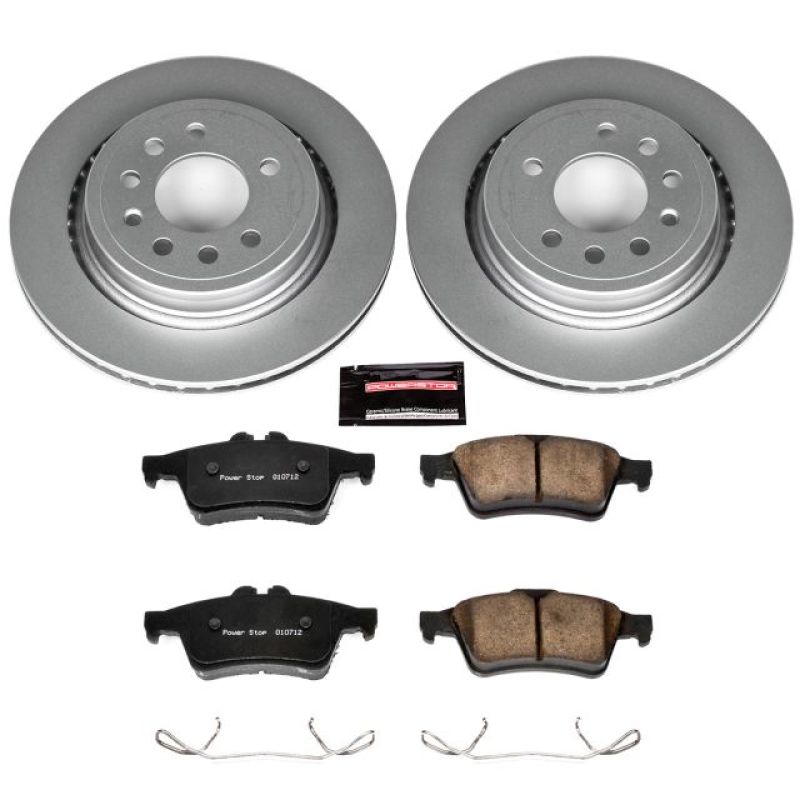 Power Stop 08-11 Saab 9-3 Rear Z23 Evolution Sport Coated Brake Kit Brake Kits - Performance D&S PowerStop