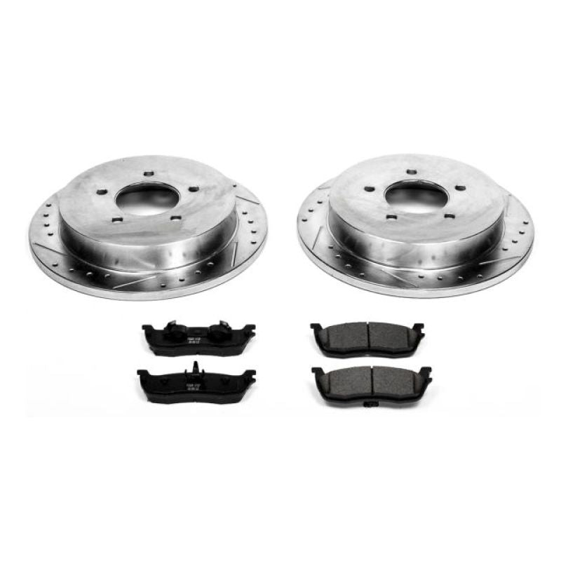 Power Stop 00-02 Ford Expedition Rear Z23 Evolution Sport Brake Kit Brake Kits - Performance D&S PowerStop
